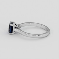 1.63 Ct. Blue Spinel Ring, Platinum 950 4
