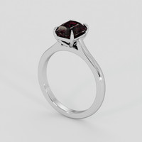 1.83 Ct. Red Spinel Ring, Platinum 950 2