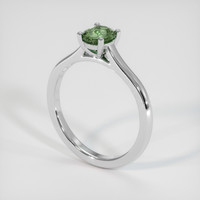 0.73 Ct. Gemstone Ring, Platinum 950 2