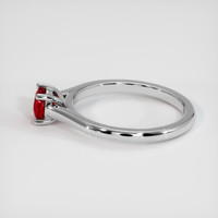 0.68 Ct. Ruby Ring, Platinum 950 4