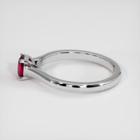 0.53 Ct. Ruby Ring, Platinum 950 4