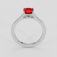 1.24 Ct. Ruby Ring, Platinum 950 3