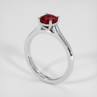 1.24 Ct. Ruby Ring, Platinum 950 2