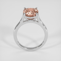 3.95 Ct. Padparadscha Sapphire Ring, Platinum 950 3
