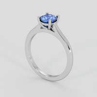 1.04 Ct. Blue Sapphire Ring, Platinum 950 2