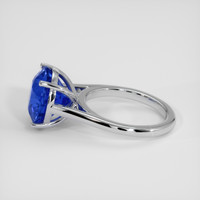 6.41 Ct. Blue Sapphire Ring, Platinum 950 4