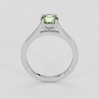1.16 Ct. Yellowish Green Sapphire Ring, Platinum 950 3