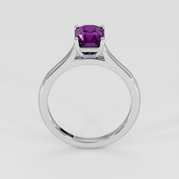 2.06 Ct. Purple Sapphire Ring, Platinum 950 3