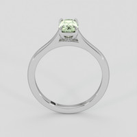 0.95 Ct. Yellowish Green Sapphire Ring, Platinum 950 3