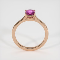 0.97 Ct. Pink Sapphire Ring, 14K Rose Gold 3