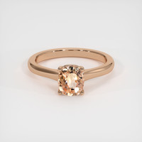 1.29 Ct. Sapphire Ring, 14K Rose Gold 1