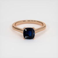 1.52 Ct. Sapphire Ring, 18K Rose Gold 1