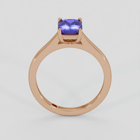 1.58 Ct. Bluish Purple Sapphire Ring, 18K Rose Gold 3