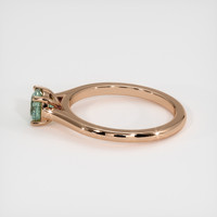 0.90 Ct. Sapphire Ring, 18K Rose Gold 4