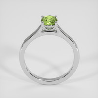 1.20 Ct. Yellowish Green to Reddish Green Alexandrite Ring, Silver 3