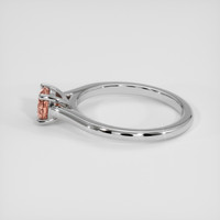 0.66 Ct. Multi Color Tourmaline Ring, Silver 4