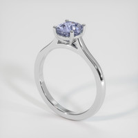 1.69 Ct. Violet Sapphire Ring, 10K White Gold 2