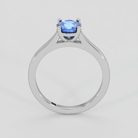 1.04 Ct. Blue Sapphire Ring, 10K White Gold 3
