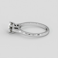 1.09 Ct. Bi Color Sapphire Ring, 10K White Gold 4