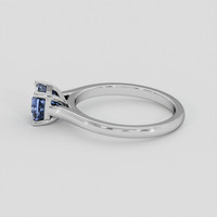1.47 Ct. Blue Sapphire Ring, 10K White Gold 4