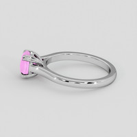1.83 Ct. Pink Sapphire Ring, 10K White Gold 4