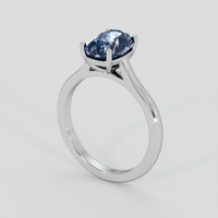 2.28 Ct. Bi Color Tanzanite Ring, 14K White Gold 2
