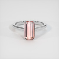 2.87 Ct. Gemstone Ring, 14K White Gold 1