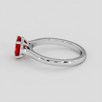 1.24 Ct. Ruby Ring, 14K White Gold 4