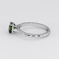1.59 Ct. Green Sapphire Ring, 14K White Gold 4