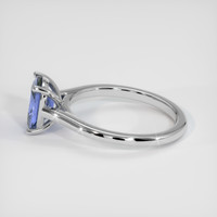 2.00 Ct. Blue Sapphire Ring, 14K White Gold 4