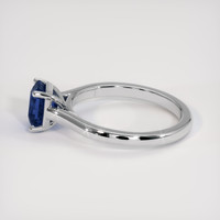 1.62 Ct. Blue Sapphire Ring, 14K White Gold 4