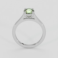 1.16 Ct. Yellowish Green Sapphire Ring, 14K White Gold 3