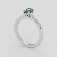0.43 Ct. Bi Color Sapphire Ring, 14K White Gold 2