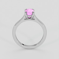 1.83 Ct. Pink Sapphire Ring, 14K White Gold 3