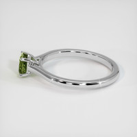 0.83 Ct. Sapphire Ring, 14K White Gold 4