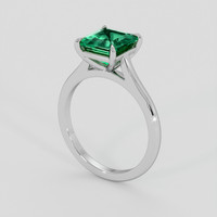 2.02 Ct. Emerald Ring, 18K White Gold 2