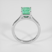 2.14 Ct. Emerald Ring, 18K White Gold 3
