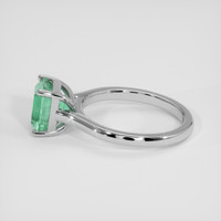 2.14 Ct. Emerald Ring, 18K White Gold 4