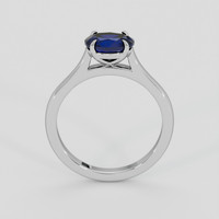 1.46 Ct. Blue Sapphire Ring, 18K White Gold 3