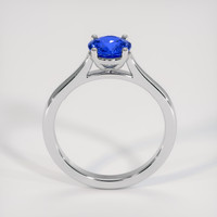 1.21 Ct. Blue Sapphire Ring, 18K White Gold 3