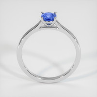 0.94 Ct. Blue Sapphire Ring, 18K White Gold 3