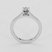 0.43 Ct. Bi Color Sapphire Ring, 18K White Gold 3