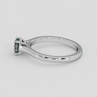 0.43 Ct. Bi Color Sapphire Ring, 18K White Gold 4