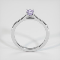0.72 Ct. Sapphire Ring, 18K White Gold 3