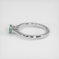 0.40 Ct. Sapphire Ring, 18K White Gold 4