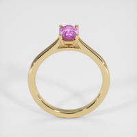 1.06 Ct. Pink Sapphire Ring, 10K Yellow Gold 3