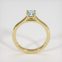 0.73 Ct. Bluish Green Sapphire Ring, 10K Yellow Gold 3