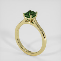 1.40 Ct. Yellowish Green Sapphire Ring, 10K Yellow Gold 2