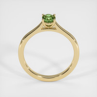 0.55 Ct. Yellowish Green Sapphire Ring, 10K Yellow Gold 3