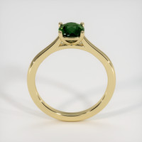 1.15 Ct. Green Sapphire Ring, 10K Yellow Gold 3